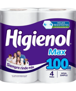 Papel Higiénico Higienol H.S.
x100 Mts