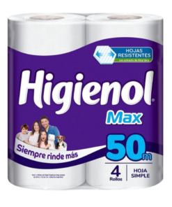 Papel Higiénico Higienol H.S.
X50 Mts