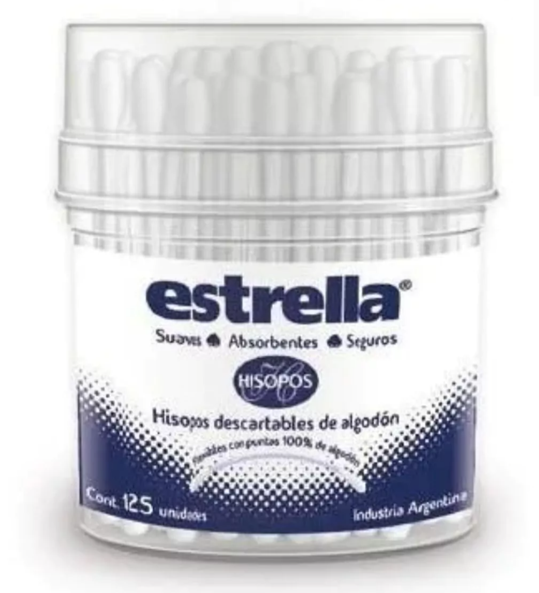 Estrella Hisopos x125 Pote